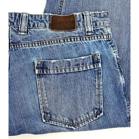 Carbon 2 Cobalt Elemental Jeans Blue Medium Wash Button Fly Mens Sz 36x31 - Picture 3 of 7